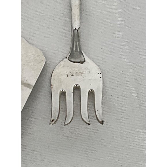 Holiday-Themed Serving Set With Santa Snowman & Tree Handles By International Si - Picture 7 of 8